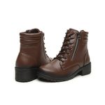 Bota Feminina Thais com Bolsa - Marrom