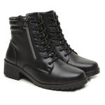 Bota Feminina Thais com Bolsa - Preta