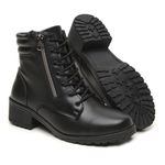 Bota Feminina Thais com Bolsa - Preta