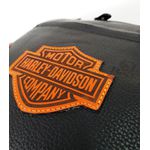 Mochila De Couro , Modelo Tron Logo a Laser customizado harley