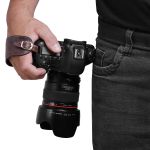 Alça de mão para Camera Fotográfica em couro legitimo 