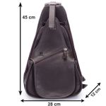 Mochila em couro modelo BIKE - Largadão.