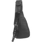 Mochila em couro modelo BIKE - Largadão cor Preto