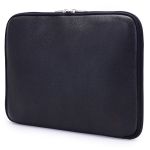 Capa Para Notebook Case Em Couro Legitimo Bovino Original Preto