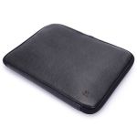 Capa Para Notebook Case Em Couro Legitimo Bovino Original Preto
