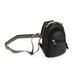 Bolsa De Ombro Transversal estilo Pochete Casual mini bag Preto