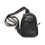 Bolsa De Ombro Transversal estilo Pochete Casual mini bag Preto