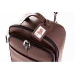 Mala de viagem Grande 100% em couro legitimo original modelo Titano com Rodinha