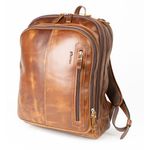 Mochila Nord de Couro legitimo original porta notebook 15.6" 