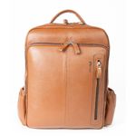 Mochila de Couro original Vintage Plus com porta Garrafas