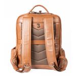 Mochila de Couro original Vintage Plus com porta Garrafas