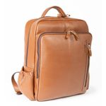 Mochila de Couro original Vintage Plus com porta Garrafas