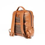 Mochila de Couro original Vintage Plus com porta Garrafas