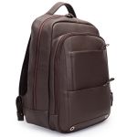 Mochila de Couro Super Reforçada Oferta Top Maxxi Style Café.