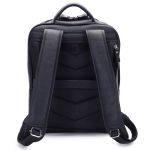 Mochila de Couro legitimo original Bovino Modelo Office Urbano Preto