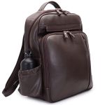 Mochila de Couro - Rally, cor Café Urbano.