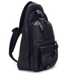 Mochila de Couro legitimo speed mini reforçado dia a dia casual