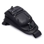 Mochila de Couro legitimo speed mini reforçado dia a dia casual