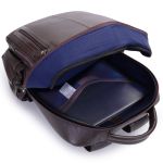 Mochila de Couro original Vintage Plus com porta Garrafas 