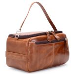 Necessaire de Mão Bolsa Multiuso - dia a dia 100% em Couro fossel Whiky