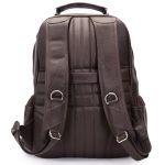 Mochila de Couro modelo Tron Casual Café.