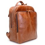 Mochila de Couro - Vintage Reforçada Fossel Whisky