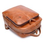 Mochila de Couro - Vintage Reforçada Fossel Whisky