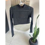 Cropped Mary Tule Preto