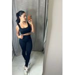 Conjunto Malu Sem Costura Preto