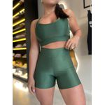 Conjunto Short Alice Verde Musgo