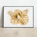 Floral 27 - Quadro com Moldura - Preto, Marrom, Rústico ou Branco