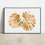 Floral 26 - Quadro com Moldura - Preto, Marrom, Rústico ou Branco