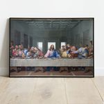 Religioso 03 - Quadro com Moldura - Preto, Marrom, Rústico ou Branco