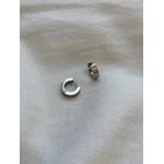 Brinco Argola Click Flat em Aço Inox Prata