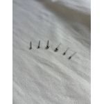 Trio de Brincos Bolinha Clássico em Aço Inox Prata