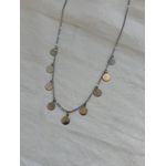 Colar Discos em Aço Inox Prata