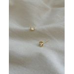 Brinco Ponto de Luz Clássico Banhado em Ouro 18k