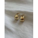 Brinco Hoop Volumoso Banhado em Ouro 18k