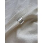 Anel Ajustável Minimalista Banhado em Prata 925