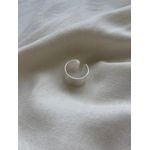 Anel Ajustável Minimalista Banhado em Prata 925