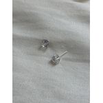 Brinco Ponto de Luz Clássico Banhado em Prata 925