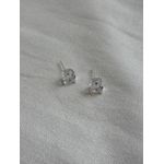 Brinco Ponto de Luz Clássico Banhado em Prata 925