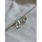 Brinco Hoop Volumoso Banhado em Prata 925