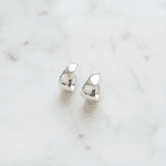 Brinco Hoop Volumoso Banhado em Prata 925