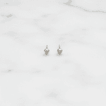 Brinco Ponto de Luz Esférico Banhado em Prata 925