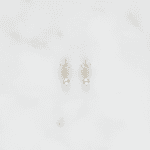 Brinco Ponto de Luz Esférico Banhado em Prata 925