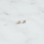 Brinco Ponto de Luz Clássico Banhado em Ouro 18k