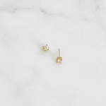 Brinco Ponto de Luz Clássico Banhado em Ouro 18k