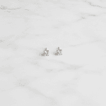 Brinco Ponto de Luz Clássico Banhado em Prata 925