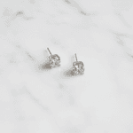 Brinco Ponto de Luz Clássico Banhado em Prata 925